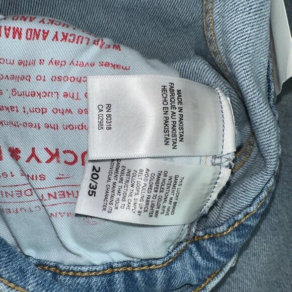 Lucky Brand Boyfriend Mid Rise Flare Ankle Jean | Size 20 - Picture 6 of 6